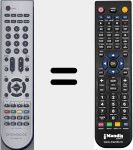 Mando a distancia sustituto de RCDWW02V01