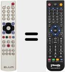 Mando a distancia sustituto de REMCON577