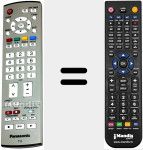 Mando a distancia sustituto de EUR765101B