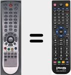 Mando a distancia sustituto de RC26003