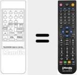 Mando a distancia sustituto de REMCON535