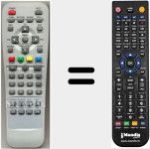 Comandament a dist&agrave;ncia substitut de PASR42E00D