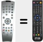 Mando a distancia sustituto de TP 140 C (296420614800)