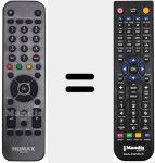 Mando a distancia sustituto de RMG10 (0320200096)