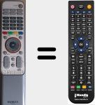 Mando a distancia sustituto de NR022