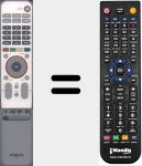 Comandament a distància substitut de NR301