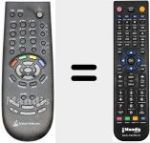 Comandament a dist&agrave;ncia substitut de REMCON1324