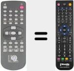 Mando a distancia sustituto de REMCON796