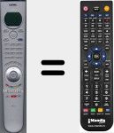 Mando a distancia sustituto de RC2 (89500A01)