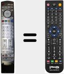 Replacement remote control for N2QAKB000059
