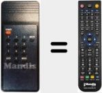 Replacement remote control for REMCON358