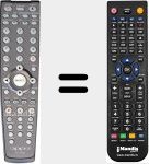 Mando a distancia sustituto de DV983H