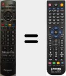Replacement remote control for N2QAYB000241