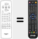 Mando a distancia sustituto de R-22D05 (48B3822D05)