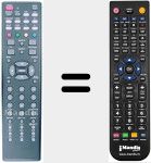 Mando a distancia sustituto de RC00049