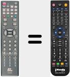 Comandament a distància substitut de RC00068