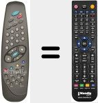 Mando a distancia sustituto de RC1040