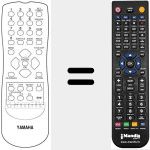 Replacement remote control for RC1113202