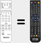 Replacement remote control for RC1250