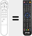 Mando a distancia sustituto de RC54