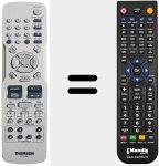 Comandament a distància substitut de RCT 192 DB 1