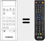 Replacement remote control for RCT 2000 (89280372)