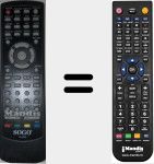 Replacement remote control for SS9885