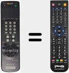 Comandament a dist&agrave;ncia substitut de RMT-V 259 E (141801061)