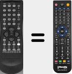 Comandament a distància substitut de RC 112 (313922885381)