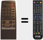 Mando a distancia sustituto de REMCON267