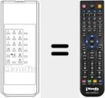 Mando a distancia sustituto de REMCON1159