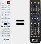 Replacement remote control for BEIN002