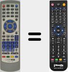 Comandament a distància substitut de DVBT066