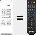 Comandament a dist&agrave;ncia substitut de RC0405 D2MACDEC