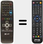 Mando a distancia sustituto de XSAT