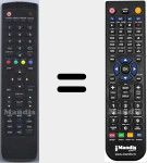 Mando a distancia sustituto de D80002207