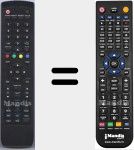 Mando a distancia sustituto de D80002407