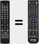 Replacement remote control for LCD15N7DVD