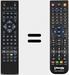 Mando a distancia sustituto de RC55DTVPVROS