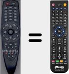 Mando a distancia sustituto de CCR682