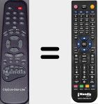 Comandament a dist&agrave;ncia substitut de CCS170