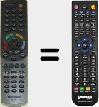 Mando a distancia sustituto de RC536K (014002370)