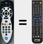 Mando a distancia sustituto de Nbox001