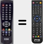 Replacement remote control for PremioSTL