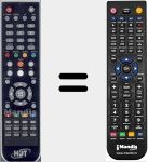 Mando a distancia sustituto de RCU AH3100