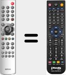Replacement remote control for 2252-535