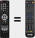 Mando a distancia sustituto de P702000013