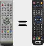 Mando a distancia sustituto de RC49EXC