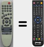 Comandament a distància substitut de TDT4VERS2