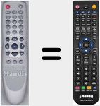 Replacement remote control for CSR60CI